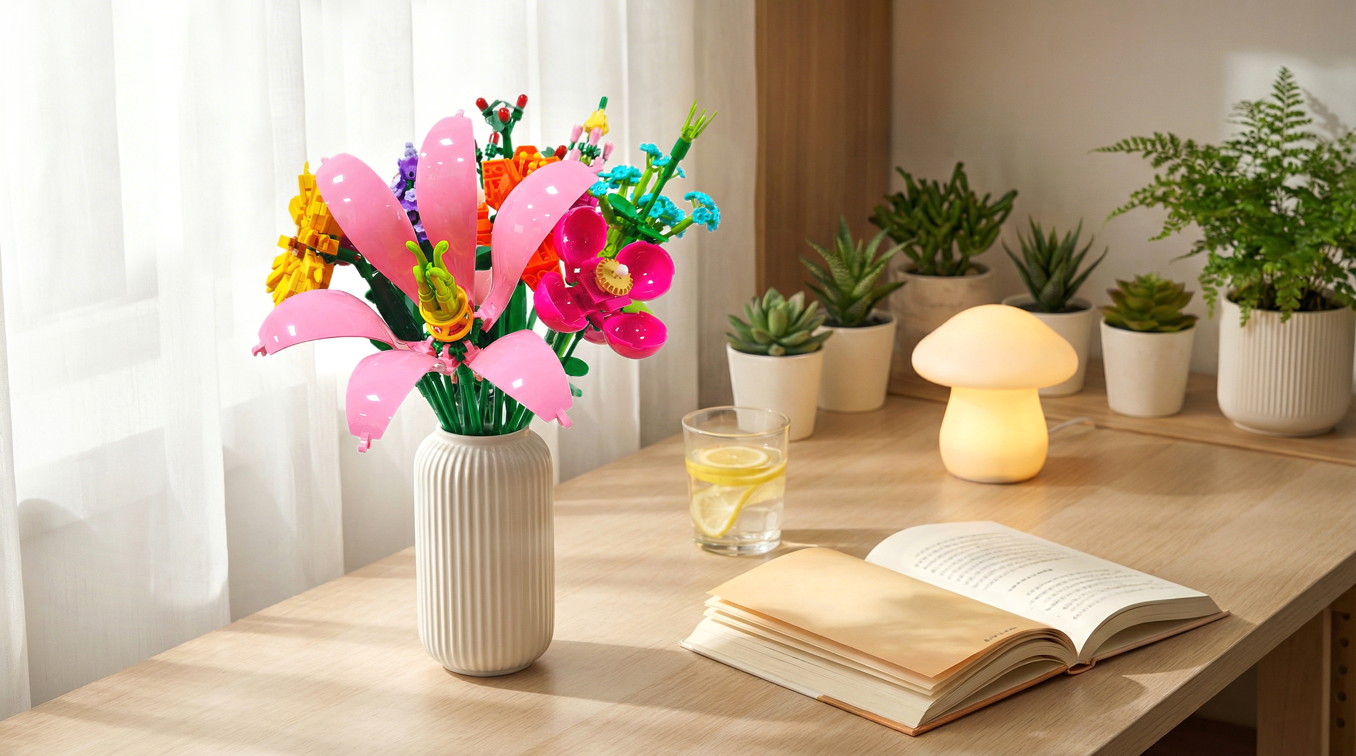 Amazon.com: Linkowin 756 PCS Flower Bouquet Building Sets - 11